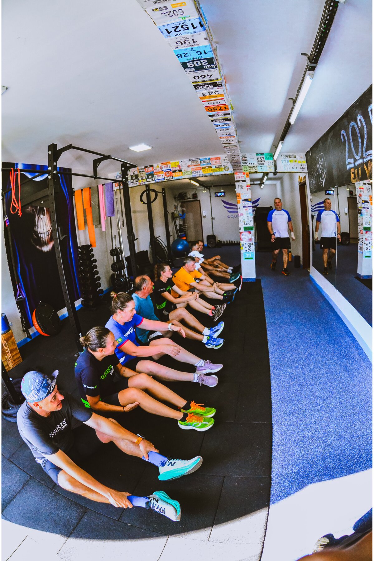 Treino funcional em grupo na Equipiazza