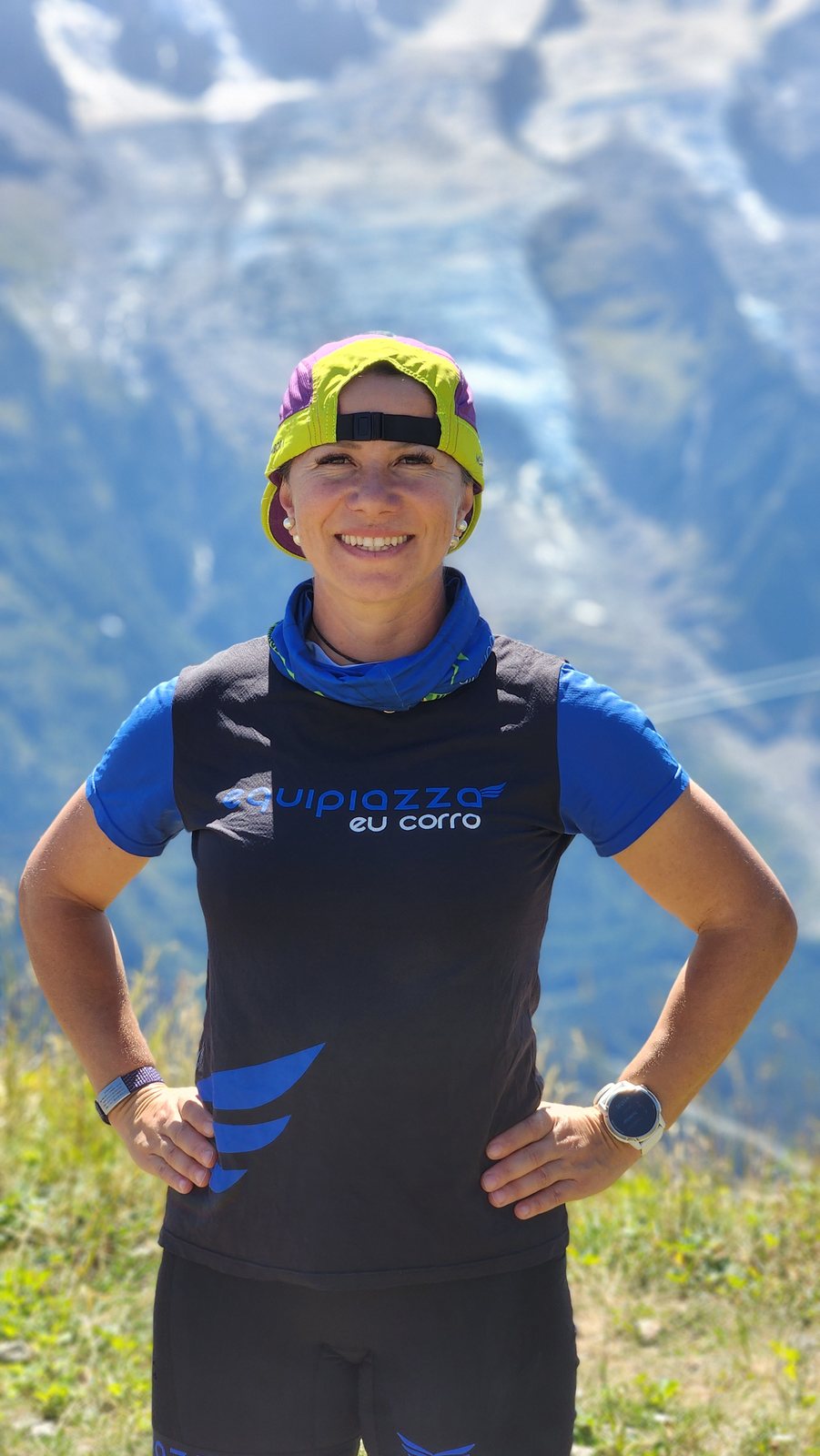 Letícia Saltori em Chamonix
